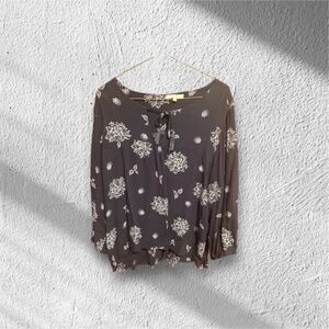 Skies are Blue XL Floral Blouse